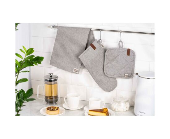 Кухонна прихватка Ardesto Рукавичка Oliver сірий, 100% бавовна (ART05OD), зображення 3