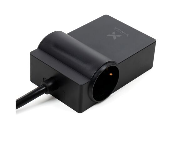 Зарядное устройство Vinga 65W PD/QC 2xUSB-C+2xUSB-A+2xSchukoF 1.5m CEE7/7 (VCHG2OAC65), изображение 2 Зарядное устройство Vinga 65W PD/QC 2xUSB-C+2xUSB-A+2xSchukoF 1.5m CEE7/7 (VCHG2OAC65), изображение 2