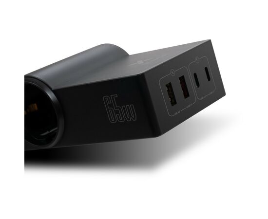 Зарядное устройство Vinga 65W PD/QC 2xUSB-C+2xUSB-A+2xSchukoF 1.5m CEE7/7 (VCHG2OAC65), изображение 4 Зарядное устройство Vinga 65W PD/QC 2xUSB-C+2xUSB-A+2xSchukoF 1.5m CEE7/7 (VCHG2OAC65), изображение 4