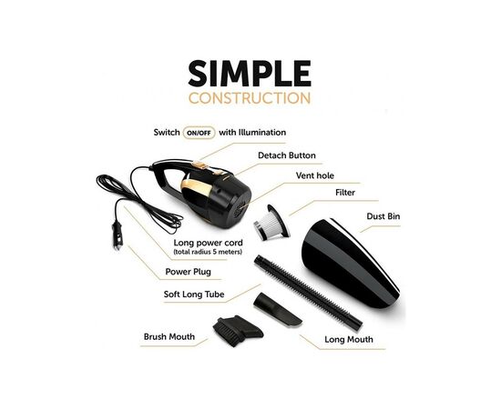 Пилосос Aspiring Dust 2 Battery and Cord, 6 kPa, зображення 7 Пилосос Aspiring Dust 2 Battery and Cord, 6 kPa, зображення 7