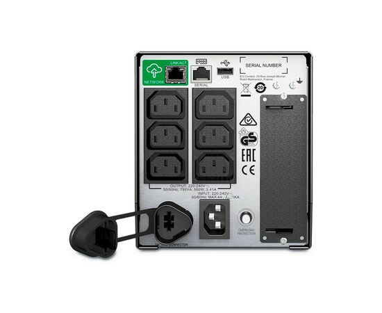 Источник бесперебойного питания APC Smart-UPS 750VA LCD SmartConnect (SMT750IC), изображение 2 Источник бесперебойного питания APC Smart-UPS 750VA LCD SmartConnect (SMT750IC), изображение 2
