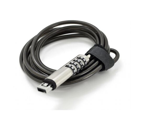 Тросик із замком до ноутбука Voltronic Number Lock, 2м (YT-SC/DP-2 / 17470)