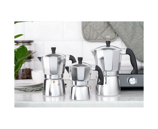Гейзерная кофеварка Ardesto Gemini Cremona 9 чашок (AR0809AG), изображение 5 Гейзерная кофеварка Ardesto Gemini Cremona 9 чашок (AR0809AG), изображение 5