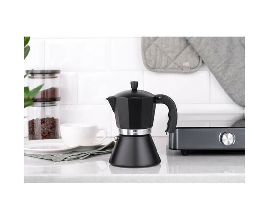 Гейзерная кофеварка Ardesto Gemini Trento 6 чашок (AR0806AIB), изображение 5 Гейзерная кофеварка Ardesto Gemini Trento 6 чашок (AR0806AIB), изображение 5