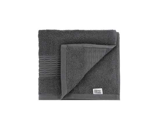 Рушник Ardesto набір махрових Lotus 2 шт 50х90 см індіго, 70х140см, 100% бавовна, графіт (ART2357MC), зображення 7 Рушник Ardesto набір махрових Lotus 2 шт 50х90 см індіго, 70х140см, 100% бавовна, графіт (ART2357MC), зображення 7