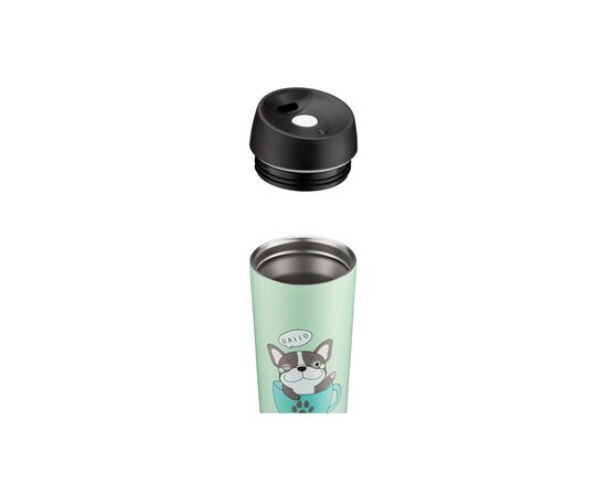 Термочашка Ardesto Coffee Тime Frenchie 450 мл Зелена (AR2645DG), изображение 6 Термочашка Ardesto Coffee Тime Frenchie 450 мл Зелена (AR2645DG), изображение 6