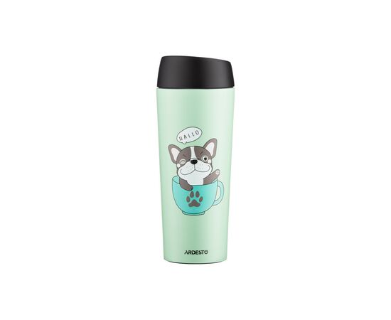 Термочашка Ardesto Coffee Тime Frenchie 450 мл Зелена (AR2645DG)