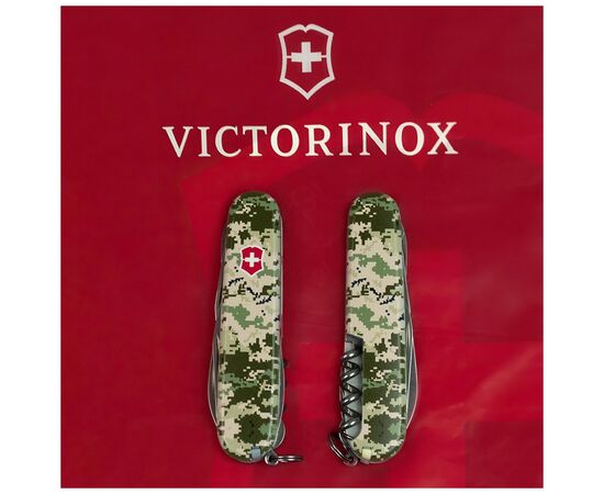 Нож Victorinox Climber Army Піксель + Лого (1.3703.3_W3941p), изображение 11