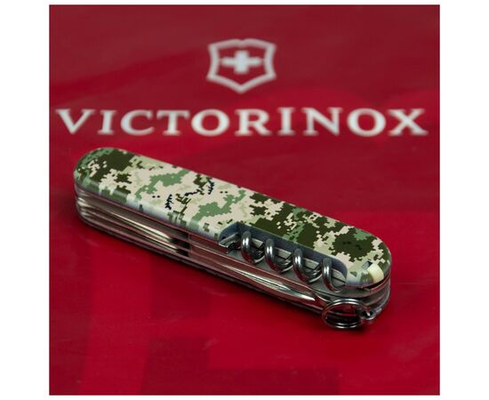 Нож Victorinox Climber Army Піксель + Лого (1.3703.3_W3941p), изображение 4