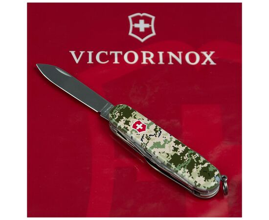 Нож Victorinox Climber Army Піксель + Лого (1.3703.3_W3941p), изображение 5