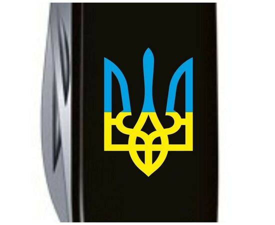 Ніж Victorinox Spartan Ukraine 91 мм Чорний Тризуб синьо-жовтий (1.3603.3_T0016u), зображення 4 Ніж Victorinox Spartan Ukraine 91 мм Чорний Тризуб синьо-жовтий (1.3603.3_T0016u), зображення 4
