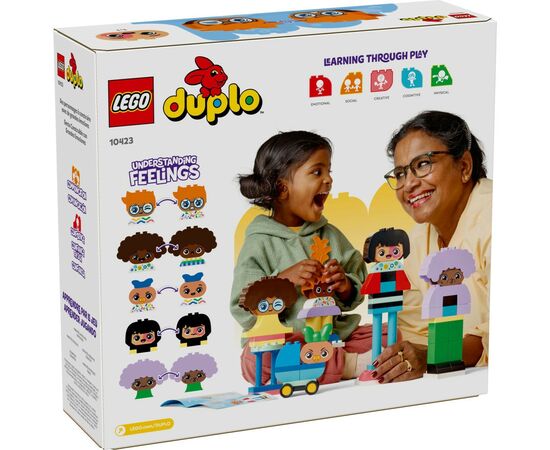 Конструктор LEGO DUPLO Town Конструктор людей із сильними емоціями 71 деталей (10423), зображення 5 Конструктор LEGO DUPLO Town Конструктор людей із сильними емоціями 71 деталей (10423), зображення 5