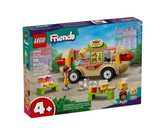 Конструктор LEGO Friends Грузовик с гот-догами 100 деталей (42633)