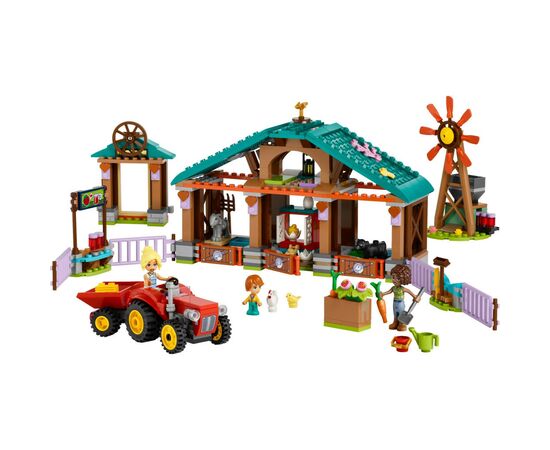 Конструктор LEGO Friends Притулок для сільськогосподарських тварин 489 деталей (42617), зображення 2 Конструктор LEGO Friends Притулок для сільськогосподарських тварин 489 деталей (42617), зображення 2