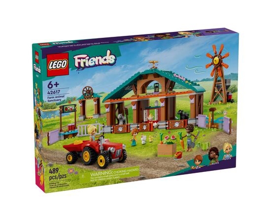 Конструктор LEGO Friends Приют для сельскохозяйственных животных 489 деталей (42617)