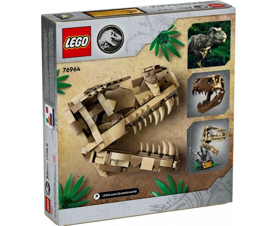 Конструктор LEGO Jurassic World Окаменелости динозавров: череп тираннозавра 577 деталей (76964), изображение 6 Конструктор LEGO Jurassic World Окаменелости динозавров: череп тираннозавра 577 деталей (76964), изображение 6