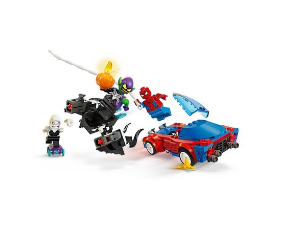 Конструктор LEGO Super Heroes Автомобиль для гонок Человека-Паука и Зеленый Гоблин с ядом Венома 227 деталей (76279), изображение 3 Конструктор LEGO Super Heroes Автомобиль для гонок Человека-Паука и Зеленый Гоблин с ядом Венома 227 деталей (76279), изображение 3