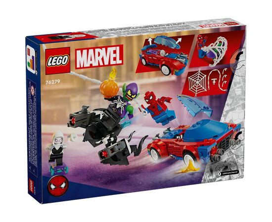 Конструктор LEGO Super Heroes Автомобиль для гонок Человека-Паука и Зеленый Гоблин с ядом Венома 227 деталей (76279), изображение 7 Конструктор LEGO Super Heroes Автомобиль для гонок Человека-Паука и Зеленый Гоблин с ядом Венома 227 деталей (76279), изображение 7