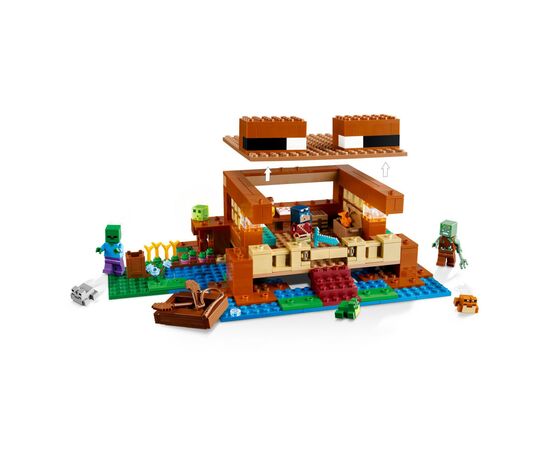 Конструктор LEGO Minecraft Дом в форме лягушки 400 деталей (21256), изображение 4 Конструктор LEGO Minecraft Дом в форме лягушки 400 деталей (21256), изображение 4