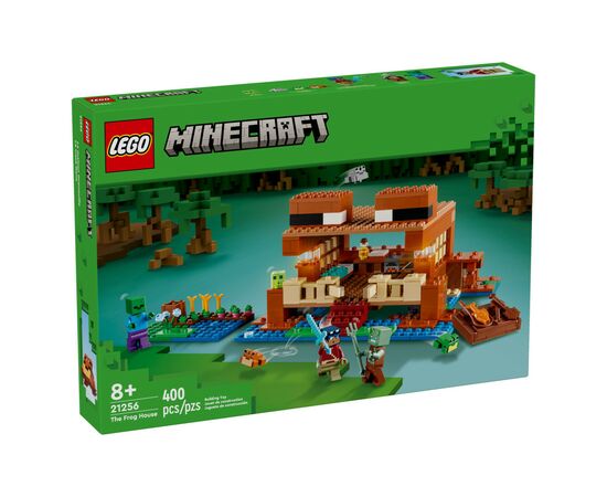Конструктор LEGO Minecraft Дом в форме лягушки 400 деталей (21256)