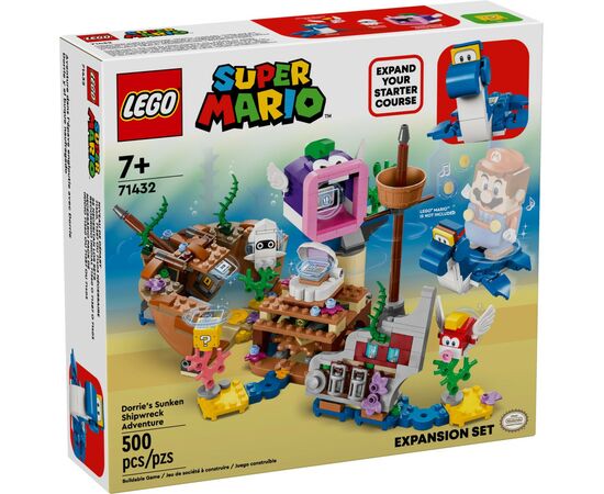 Конструктор LEGO Пригоди Dorrie на затонулому кораблі. Додатковий набір 500 деталей (71432)