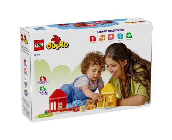 Конструктор LEGO DUPLO My First Повседневные процедуры: Время ужина и сна 28 деталей (10414), изображение 5 Конструктор LEGO DUPLO My First Повседневные процедуры: Время ужина и сна 28 деталей (10414), изображение 5