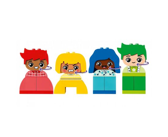 Конструктор LEGO DUPLO My First Сильні почуття та емоції 23 деталей (10415), зображення 3 Конструктор LEGO DUPLO My First Сильні почуття та емоції 23 деталей (10415), зображення 3