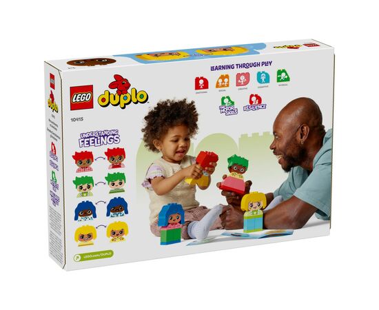 Конструктор LEGO DUPLO My First Сильні почуття та емоції 23 деталей (10415), зображення 6 Конструктор LEGO DUPLO My First Сильні почуття та емоції 23 деталей (10415), зображення 6