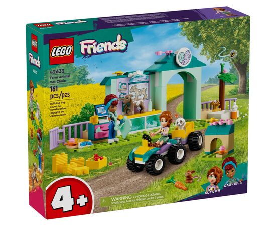 Конструктор LEGO Friends Ветеринарная клиника для сельскохозяйственных животных 161 деталей (42632)