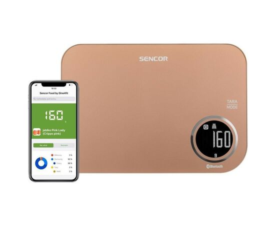 Весы кухонные Sencor SKS7076GD, изображение 3 Весы кухонные Sencor SKS7076GD, изображение 3