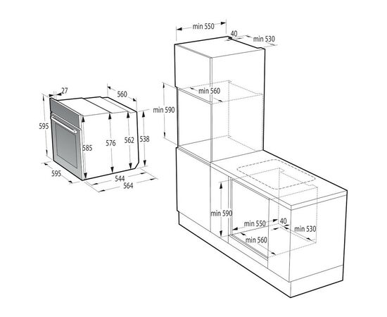 Духовой шкаф Gorenje BOS6747A05DG, изображение 9 Духовой шкаф Gorenje BOS6747A05DG, изображение 9