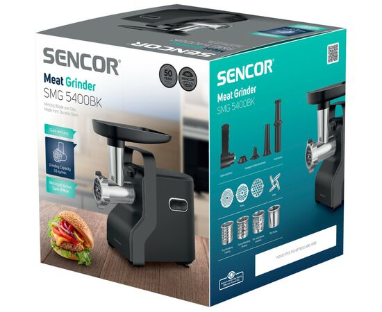 Мясорубка Sencor SMG5400BK, изображение 9 Мясорубка Sencor SMG5400BK, изображение 9