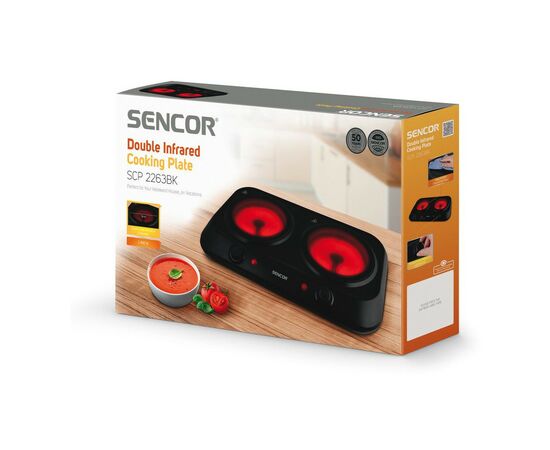 Настольная плита Sencor SCP2263BK, изображение 10 Настольная плита Sencor SCP2263BK, изображение 10