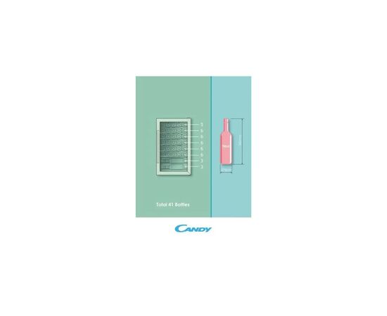 Холодильник Candy CWC154EEL/N, зображення 9 Холодильник Candy CWC154EEL/N, зображення 9