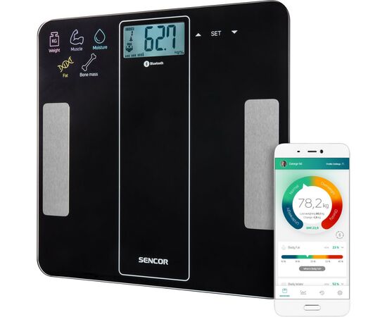 Весы напольные Sencor SBS8000BK, изображение 2