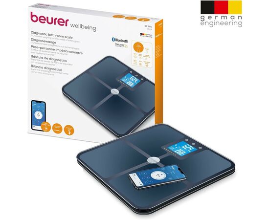Весы напольные Beurer BF_950_BLACK, изображение 6 Весы напольные Beurer BF_950_BLACK, изображение 6