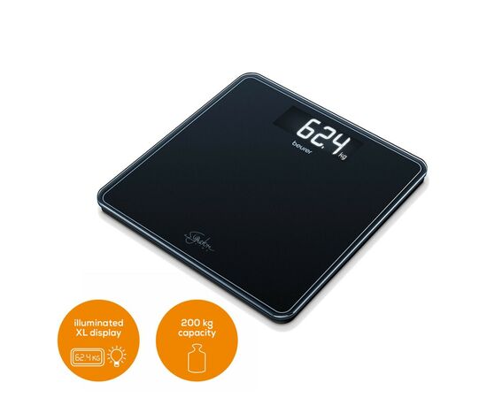 Весы напольные Beurer GS_400_LINE_BLACK, изображение 3 Весы напольные Beurer GS_400_LINE_BLACK, изображение 3