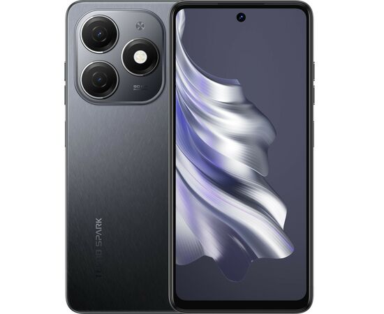 Мобильный телефон Tecno KJ5n (Spark 20 8/256Gb) Gravity Black (4894947011597)