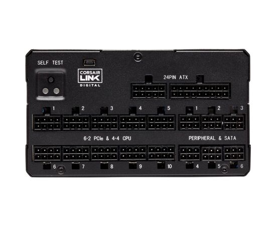 Блок питания Corsair 1600W AX1600i Digital ATX (CP-9020087-EU), изображение 7 Блок питания Corsair 1600W AX1600i Digital ATX (CP-9020087-EU), изображение 7