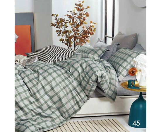 Постільна білизна Isleep полуторний Сатин Twill 45 (45_pl_Isleep)