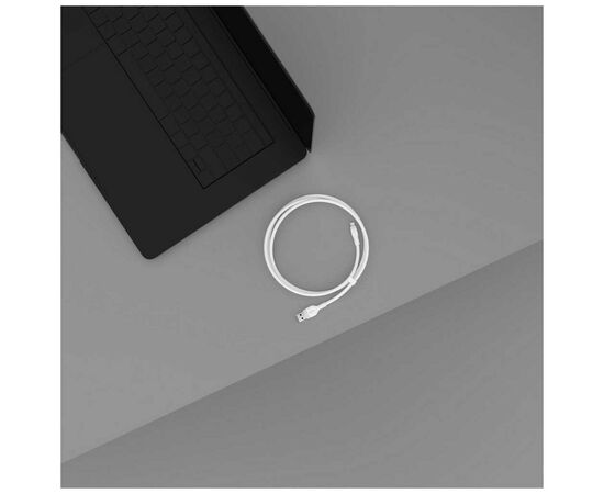 Дата кабель USB 2.0 AM to Lightning 3.0m white Belkin (CAA008BT3MWH), изображение 2 Дата кабель USB 2.0 AM to Lightning 3.0m white Belkin (CAA008BT3MWH), изображение 2