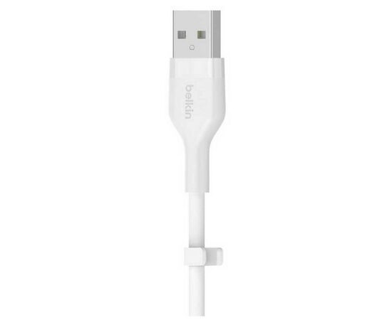 Дата кабель USB 2.0 AM to Lightning 3.0m white Belkin (CAA008BT3MWH), изображение 5 Дата кабель USB 2.0 AM to Lightning 3.0m white Belkin (CAA008BT3MWH), изображение 5