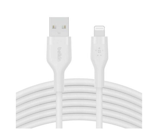 Дата кабель USB 2.0 AM to Lightning 3.0m white Belkin (CAA008BT3MWH)