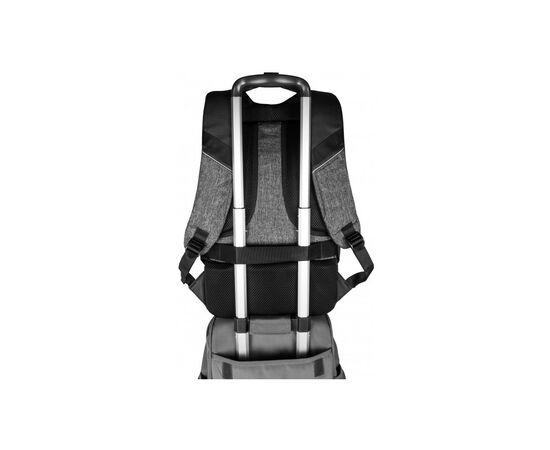 Рюкзак школьный Optima Anti-theft" 17 Серый (O97368), изображение 6