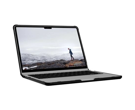 Чохол до ноутбука Uag 13" Apple MacBook AIR 2022 Lucent, Black/Black (134008114040), зображення 2 Чохол до ноутбука Uag 13" Apple MacBook AIR 2022 Lucent, Black/Black (134008114040), зображення 2