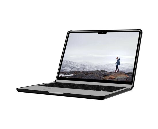 Чохол до ноутбука Uag 13" Apple MacBook AIR 2022 Lucent, Black/Black (134008114040), зображення 3 Чохол до ноутбука Uag 13" Apple MacBook AIR 2022 Lucent, Black/Black (134008114040), зображення 3