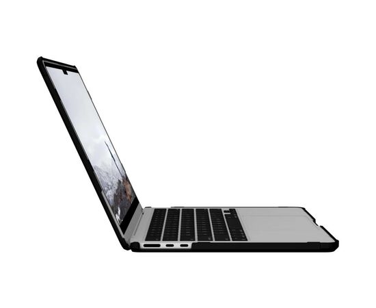 Чохол до ноутбука Uag 13" Apple MacBook AIR 2022 Lucent, Black/Black (134008114040), зображення 4 Чохол до ноутбука Uag 13" Apple MacBook AIR 2022 Lucent, Black/Black (134008114040), зображення 4