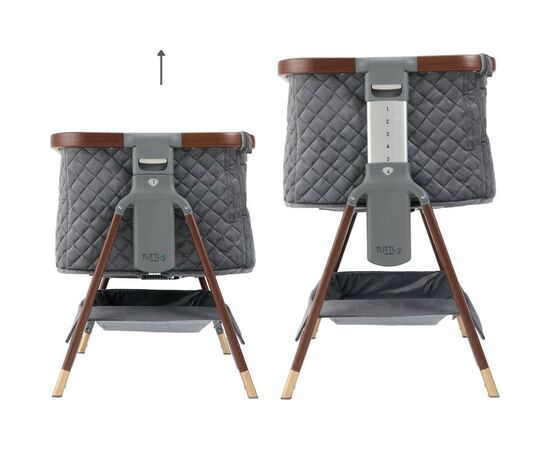 Кроватка Tutti Bambini CoZee Luxe gray (211208/6581), изображение 4 Кроватка Tutti Bambini CoZee Luxe gray (211208/6581), изображение 4