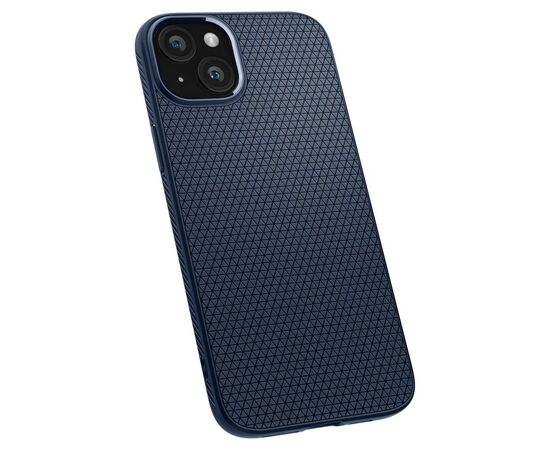 Чехол для мобильного телефона Spigen Apple iPhone 15 Plus Liquid Air Navy Blue (ACS06651), изображение 5 Чехол для мобильного телефона Spigen Apple iPhone 15 Plus Liquid Air Navy Blue (ACS06651), изображение 5