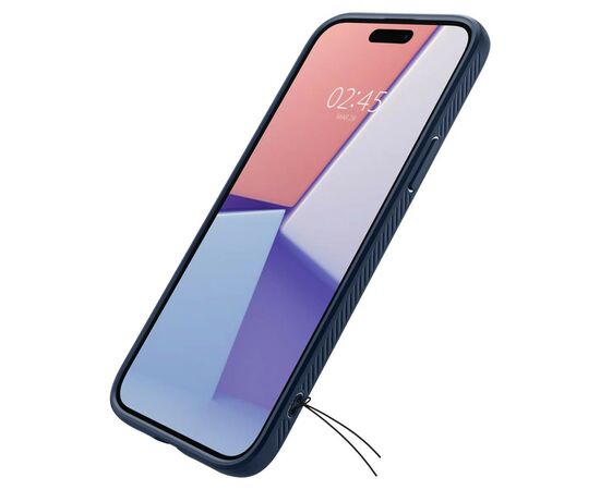 Чехол для мобильного телефона Spigen Apple iPhone 15 Plus Liquid Air Navy Blue (ACS06651), изображение 9 Чехол для мобильного телефона Spigen Apple iPhone 15 Plus Liquid Air Navy Blue (ACS06651), изображение 9
